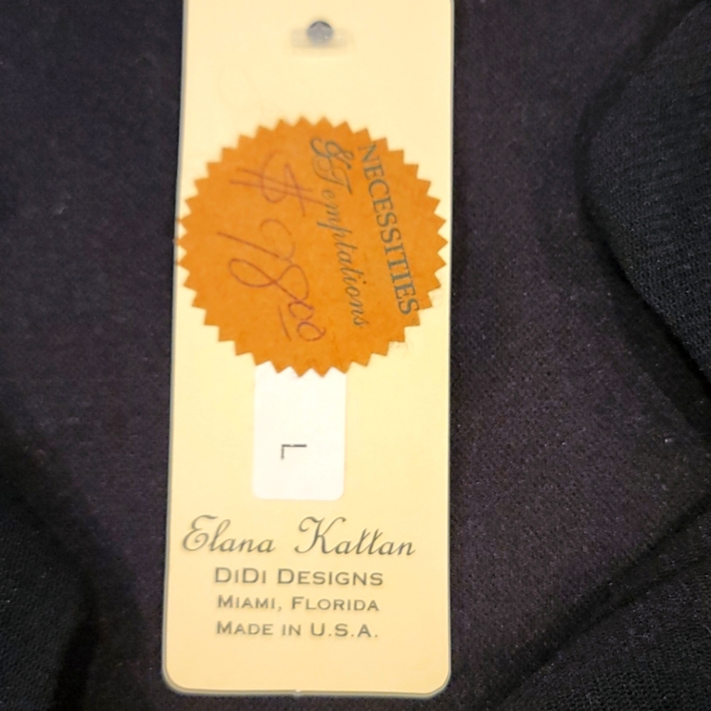 Elana Kallan Black Feminine Top - Picture 5 of 5